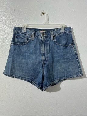 Levi’s Womens Size 30 High Waisted Mom Shorts Denim Classic Y2K 3” Inseam